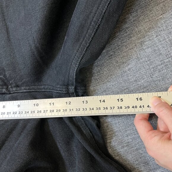 Agolde 90's Mid Rise Loose Fit Distressed Jeans - Women's Size 27*30 - Black - Picture 11 of 13